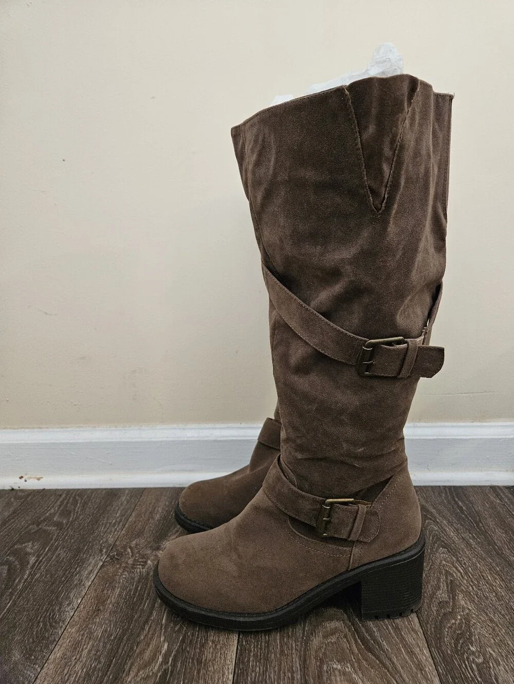 Lane Bryant Brown  Knee-High Women’s Boots, Size 9 Wide
